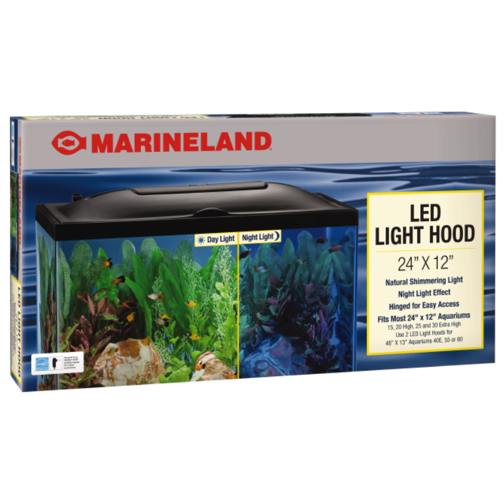 Marineland LED Aquarium Hood, 24 x 12 in
