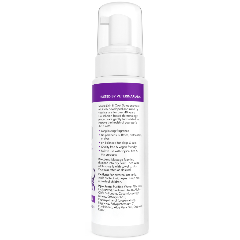 Nootie Sweet Pea & Vanilla Foaming for Puppies Tearless Formula Dog Shampoo, 7-oz bottle