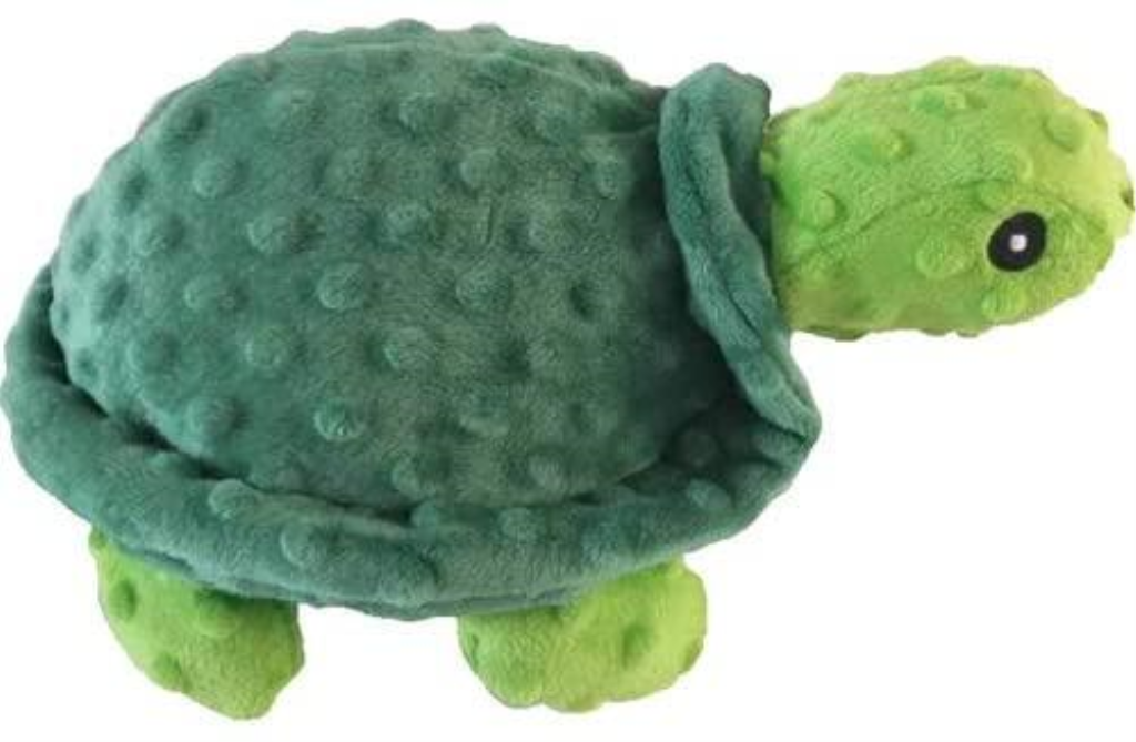 Petlou Dotty Friends Turtle Dog Toy, 12-in