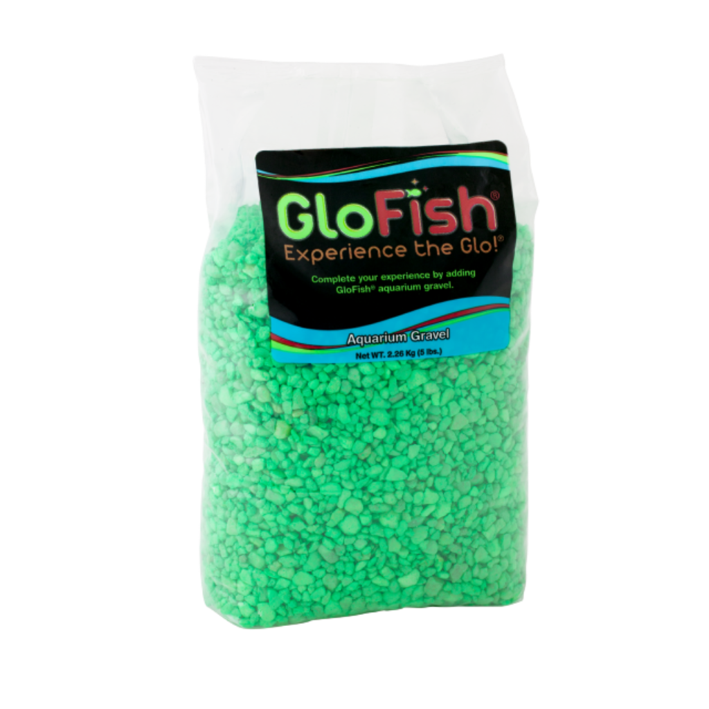 GloFish Aquarium Gravel, Green, 5-lb