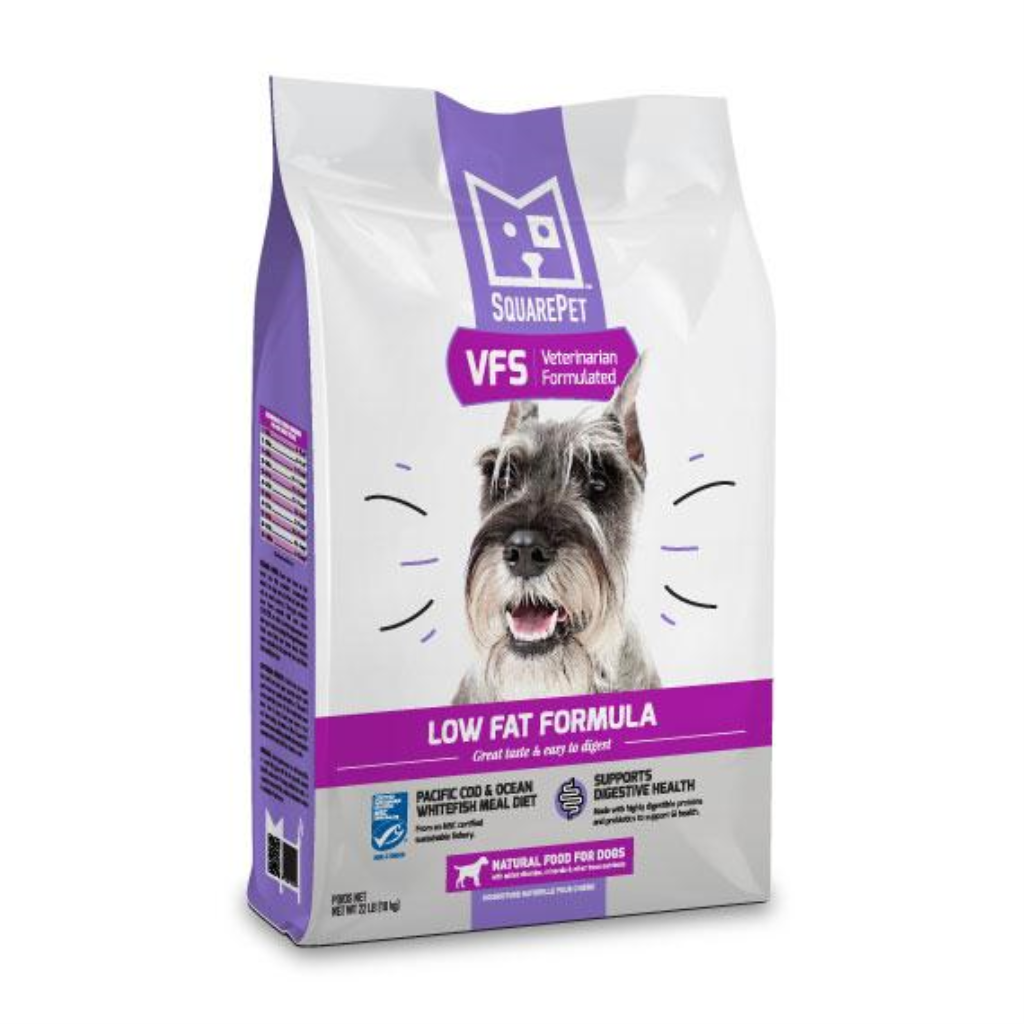SquarePet VFS Low Fat Formula Dry Dog Food, 22-lb