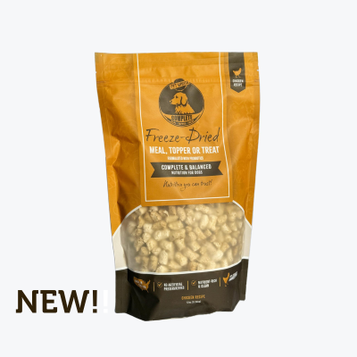 Complete Freeze-Dried Raw Dog Food Chicken Recipe 12 oz