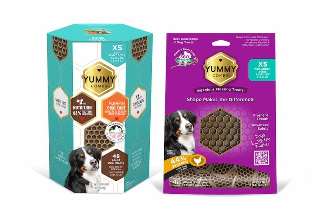 Pet's Best Life Yummy Combs Dog Treats, X-Small, 12-oz