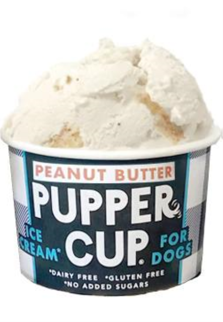 The Pupper Cup Peanut Butter Ice Cream for Dogs, 3-oz