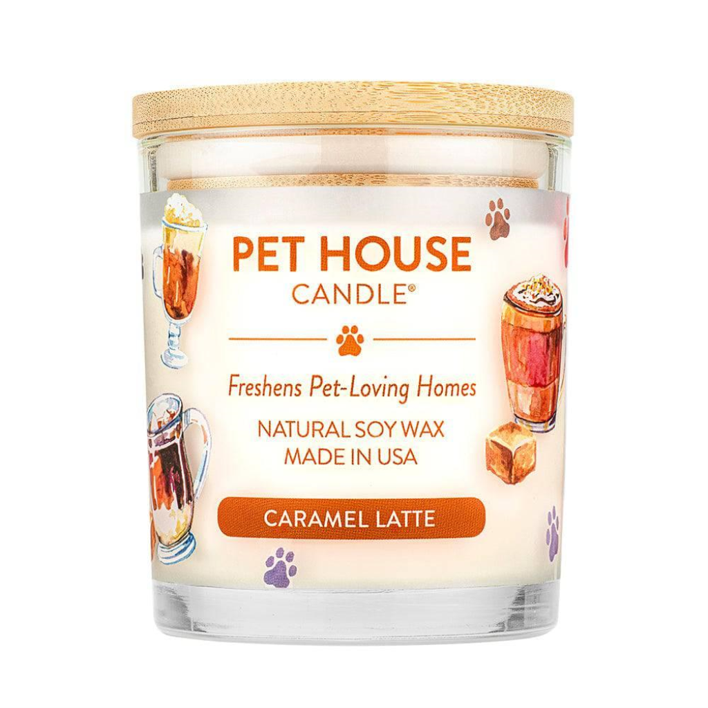 Pet House Candle Caramel Latte Large