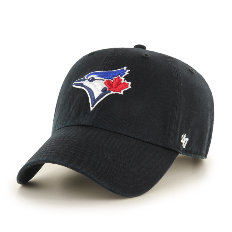 Toronto Blue Jays Black with Team Colour Logo Clean Up