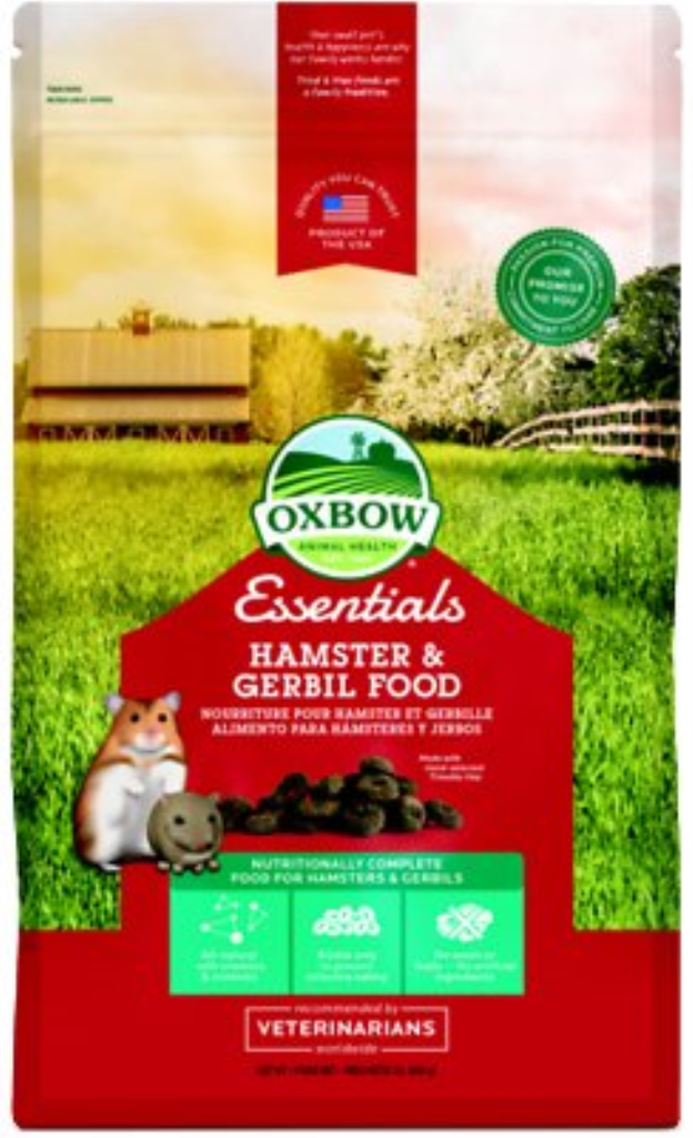 Oxbow Essentials Healthy Handfuls Hamster & Gerbil Food, 1-lb