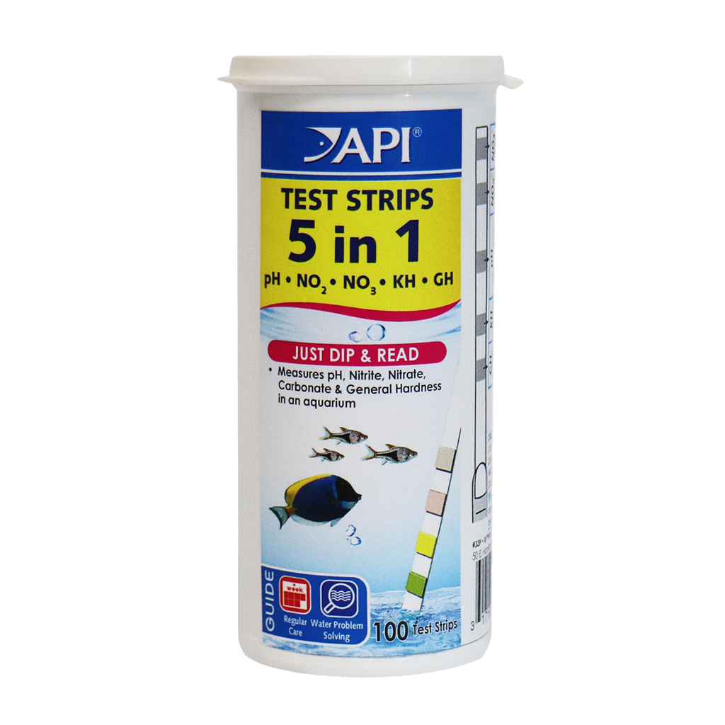 5 in 1 Aquarium Test Strips - 100 pk (SU)