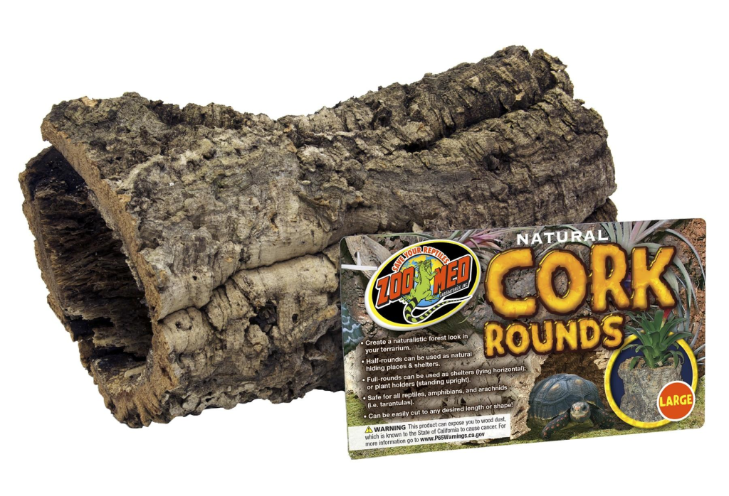 Zoo Med Natural Cork Rounds Reptile Shelter, Large