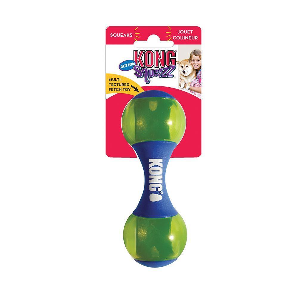 Kong Squeezz Action Dumbbell - Dog Krazy Inc