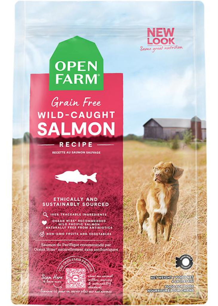Open Farm Wild-Caught Salmon Grain-Free Dry Dog Food, 11-lb