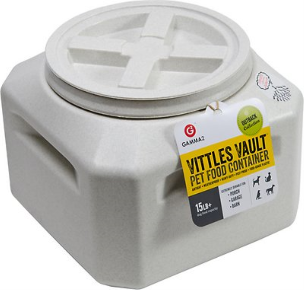 Gamma2 Vittles Vault Pet Food Storage, 15-lb