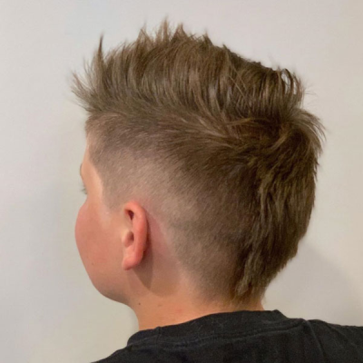 Boy's Mohawk Haircut