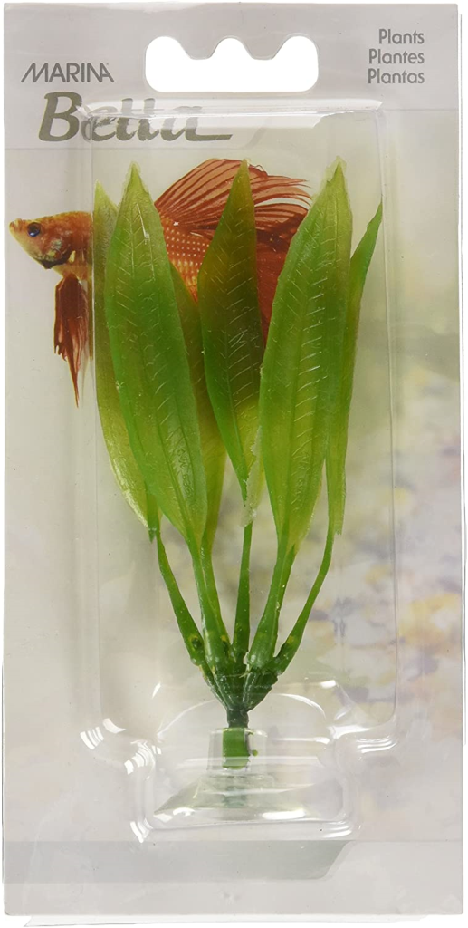 Marina Betta Amazon Sword Plastic Aquarium Plant
