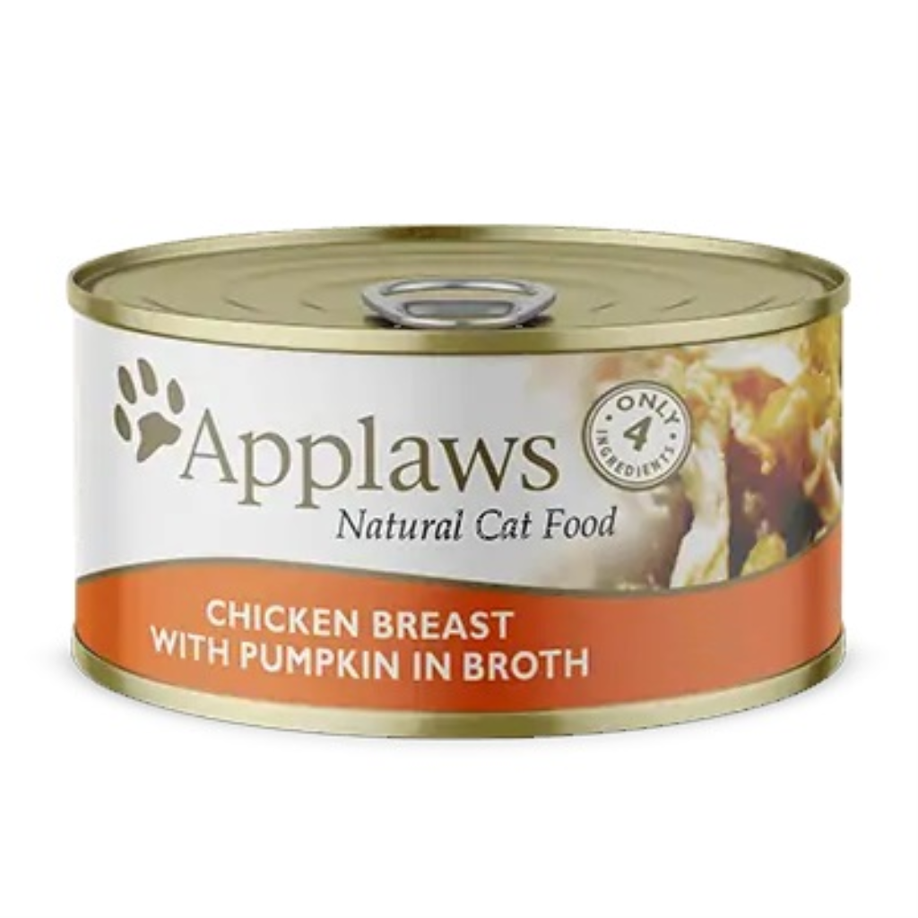 Applaws Chicken Breast with Pumpkin in Broth Wet Cat Food Can, 5.5-oz