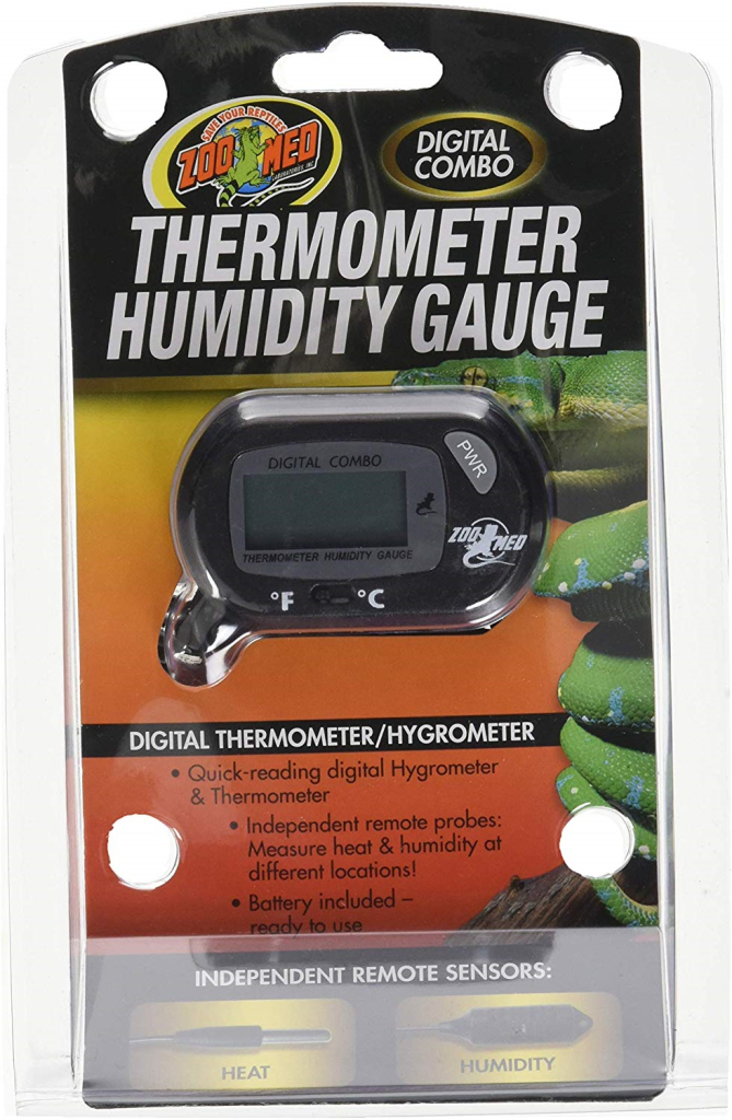 Zoo Med Digital Thermometer Humidity Gauge