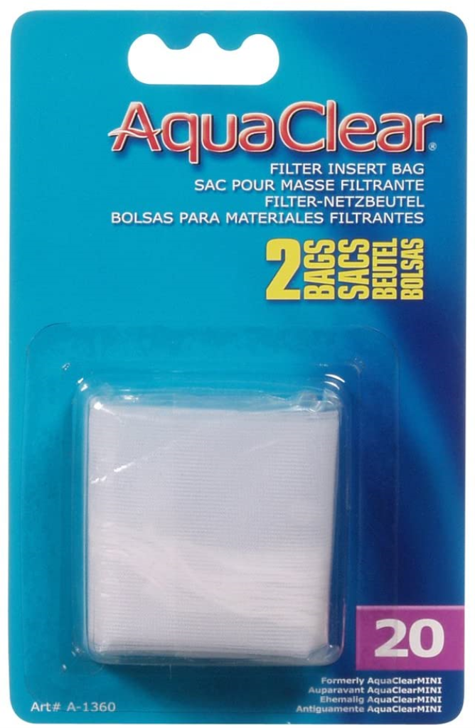AquaClear 20 Filter Insert Bag for Aquariums, 2-pk