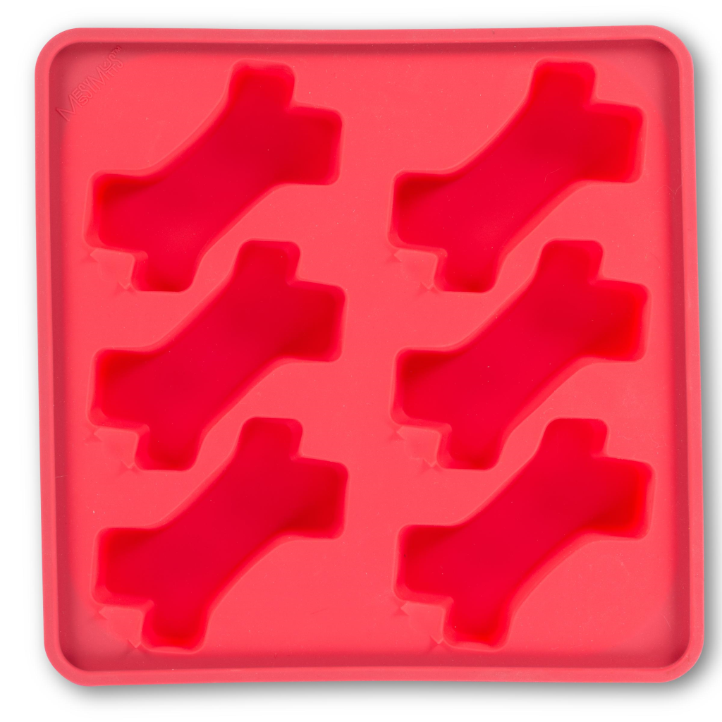 Messy Mutts Framed Silicone Dog Treat Popsicle Mold, Watermelon, 10-in x 10-in