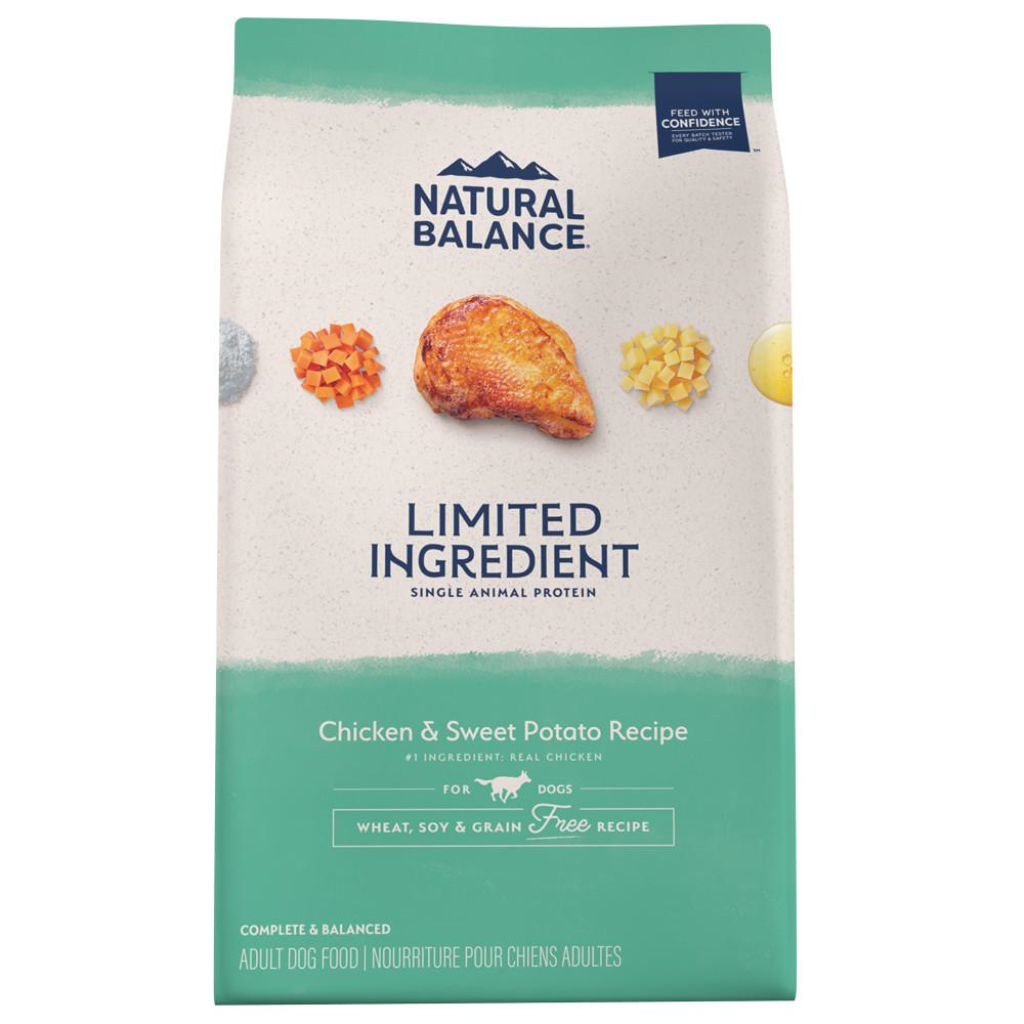 Natural Balance Limited Ingredient Chicken & Sweet Potato Recipe Grain-Free Dry Dog Food, 12-lb