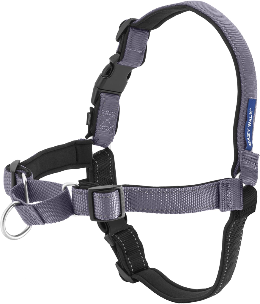 PetSafe Easy Walk Deluxe Dog Harness, Steel, Medium/Large