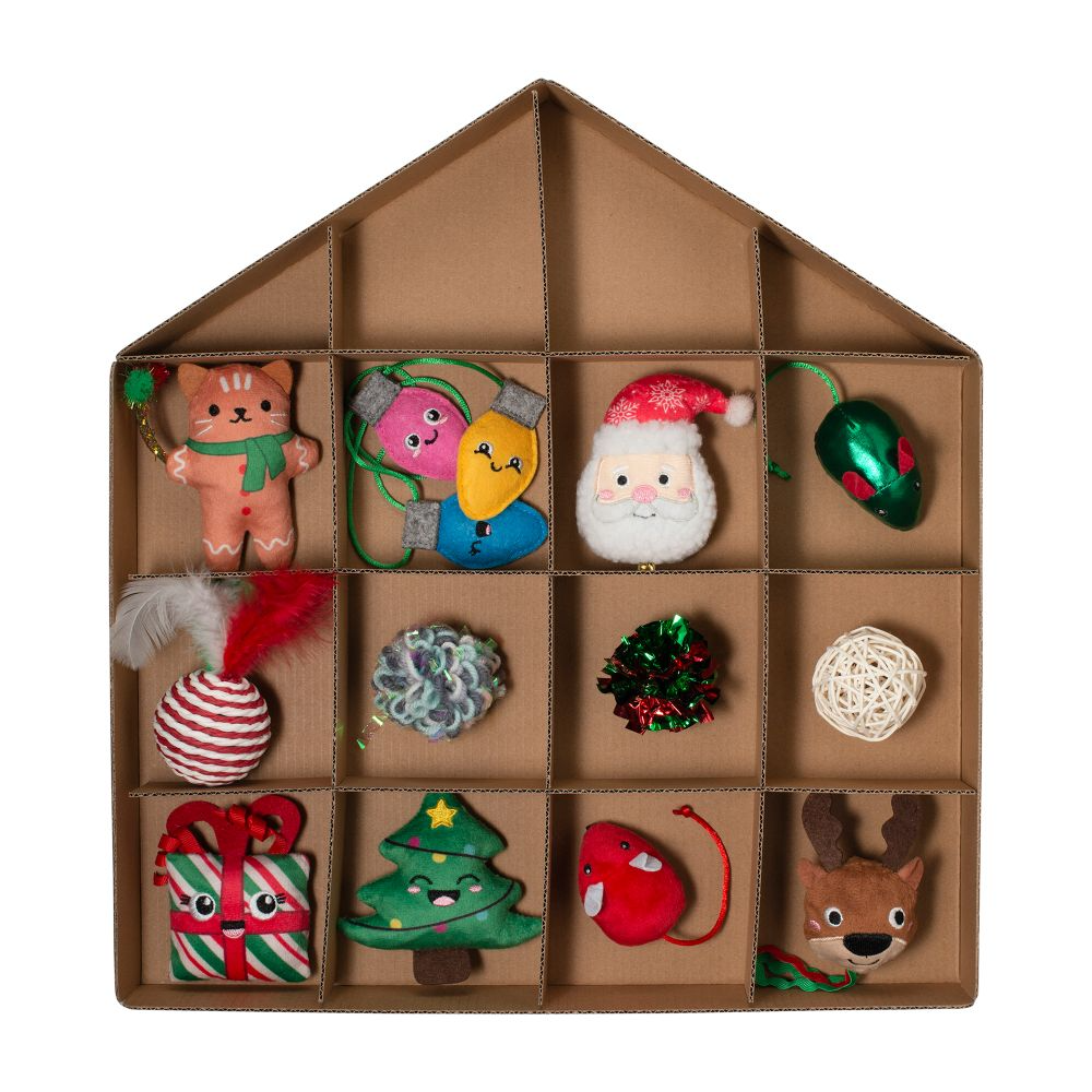 Fringe Meowy Catmas Pet Toy Advent Calendar