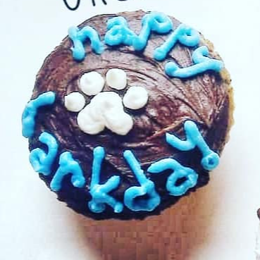 Birthday Cupcake Pink, Blue or White
