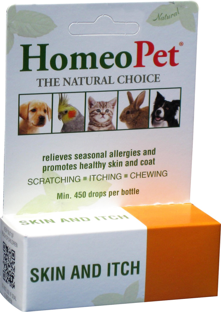 HomeoPet Skin & Itch Dog, Cat, Bird & Small Animal Supplement, 450 drops