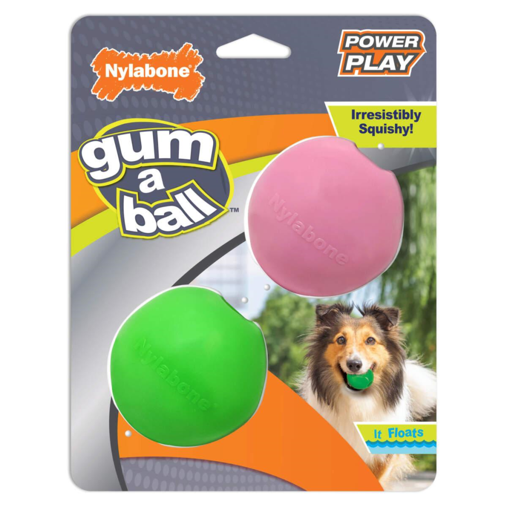 Nylabone Power Play Gum-a-Ball Dog Toy