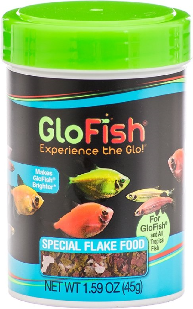 GloFish Special Flakes Fish Food, 1.59-oz jar