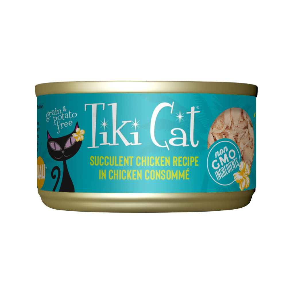 Tiki Cat Luau Succulent Chicken Recipe in Consomme, 2.8-oz