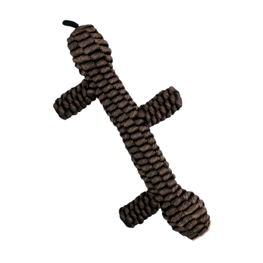 Tall Tails Braided Stick Dog Toy, Brown, 9-in
