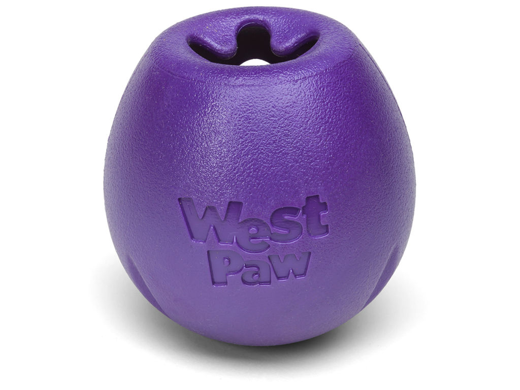 West Paw Zogoflex Rumbl Dog Toy, Eggplant, Large