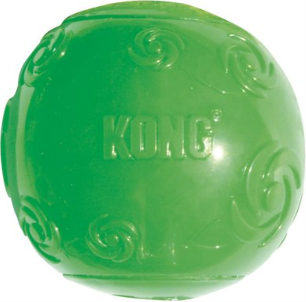 KONG Squeezz Ball Dog Toy, Color Varies, Large