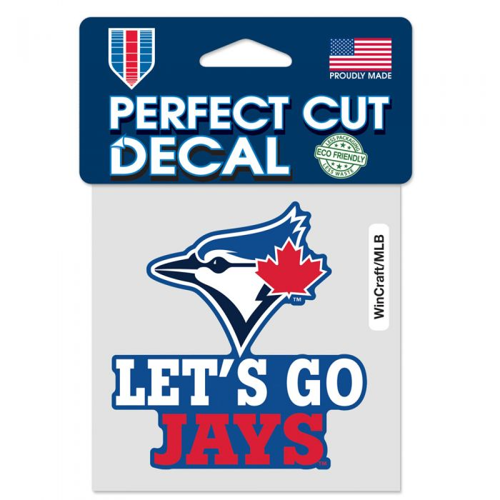 Toronto Blue Jays Slogan Perfect Cut Colour Decal 4" x 4"