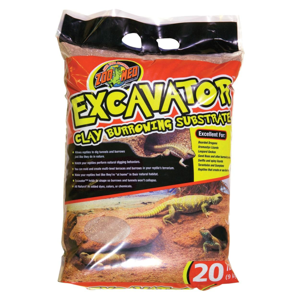 Zoo Med Excavator Clay Burrowing Reptile Substrate, 20-lb