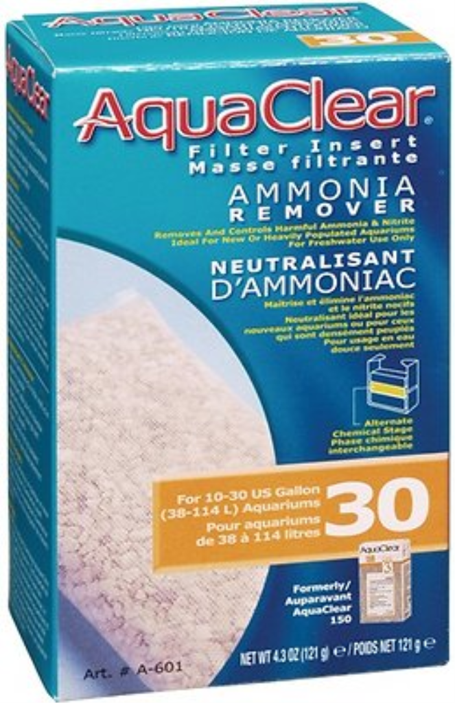 AquaClear Ammonia Remover Filter Insert, Size 30