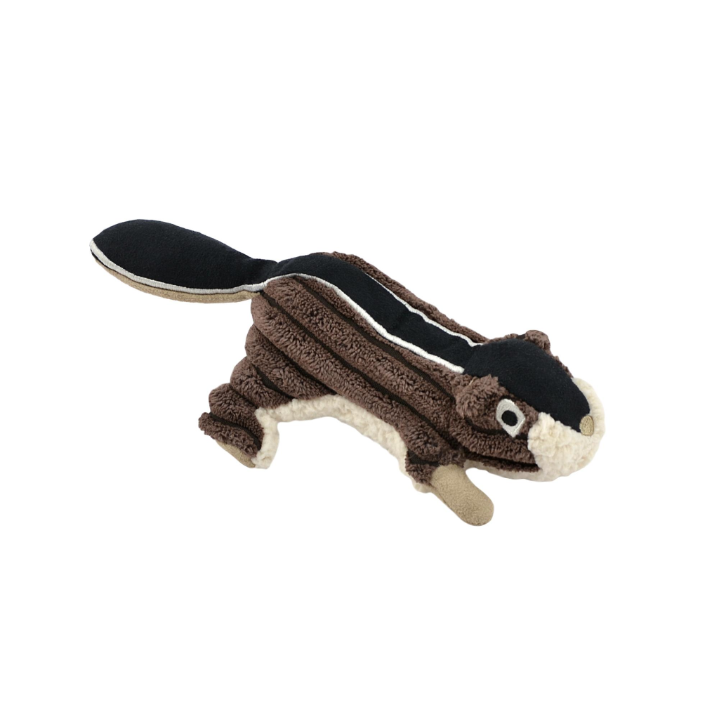 Tall Tails Chipmunk with Squeaker Plush Dog Toy, 5-in