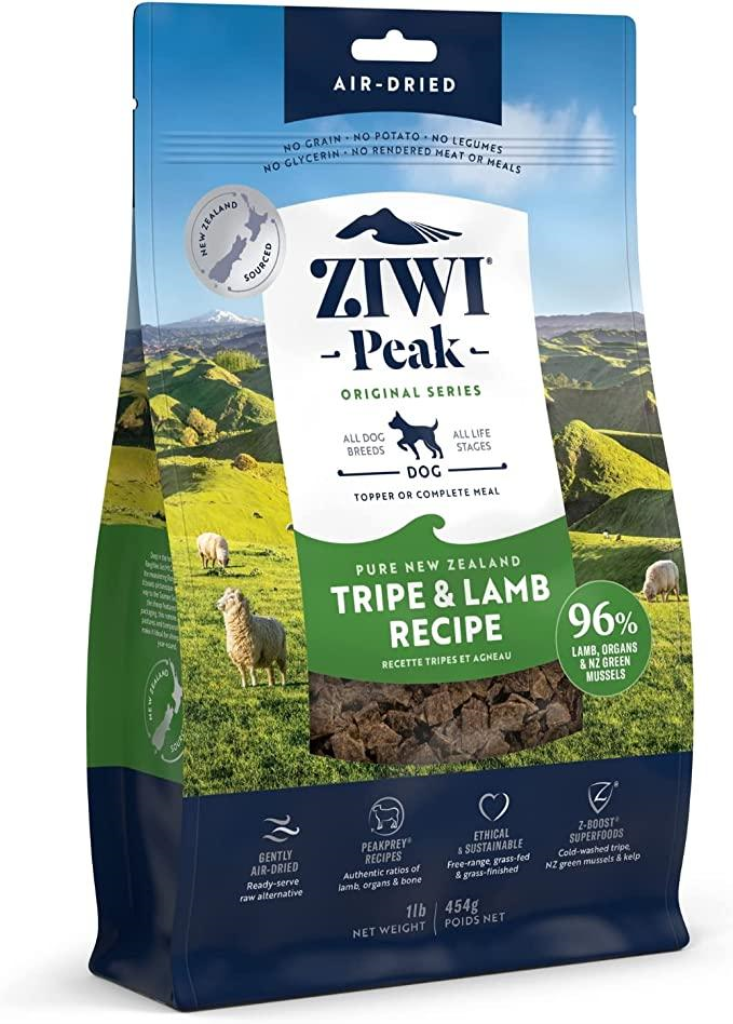 ZIWI Peak Tripe & Lamb Recipe Air-Dried Dog Food, 16-oz|454-g
