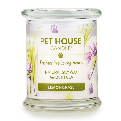 Pet House Candle Lemongrass Large