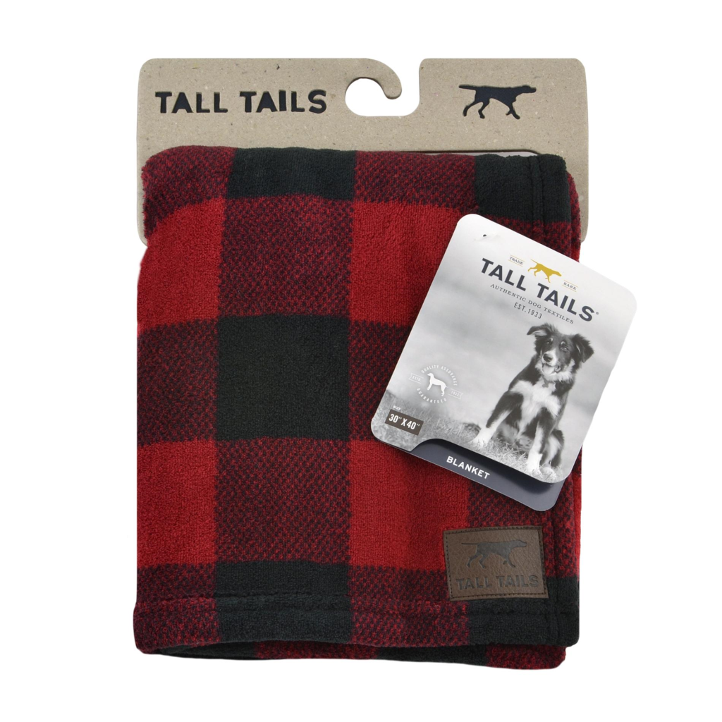 Tall Tails Dog Blanket, Hunter's Plaid, 30 x 40-in