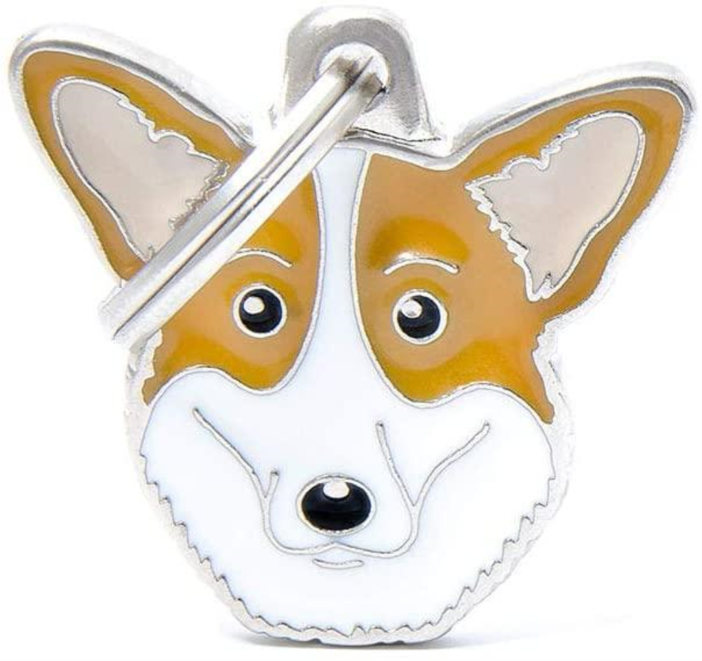 MyFamily Cardigan Welsh Corgi Pet ID Tag