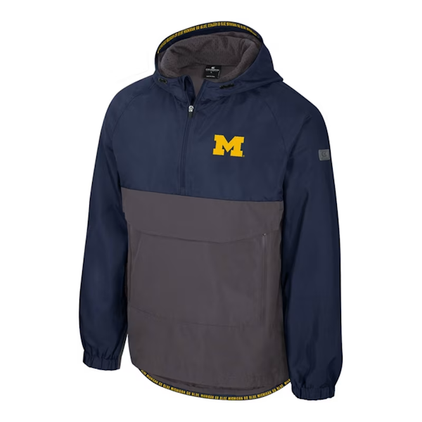 Michigan Wolverines Gives Back 1/2 Zip Anorak Jacket