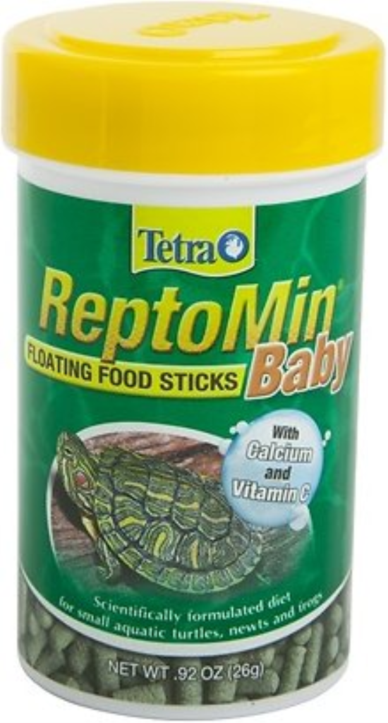 Tetra ReptoMin Baby Floating Sticks Turtle & Amphibian Food, 0.92-oz jar