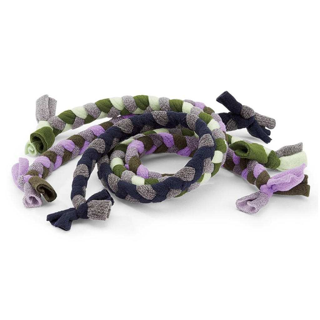 Happy Hands Happy Dogs Knots of Fun Follow Me Dog Toy, Color Varies