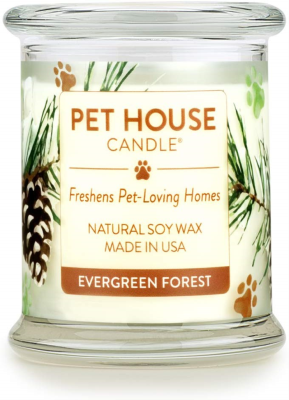Pet House Candle Evergreen Forest Large