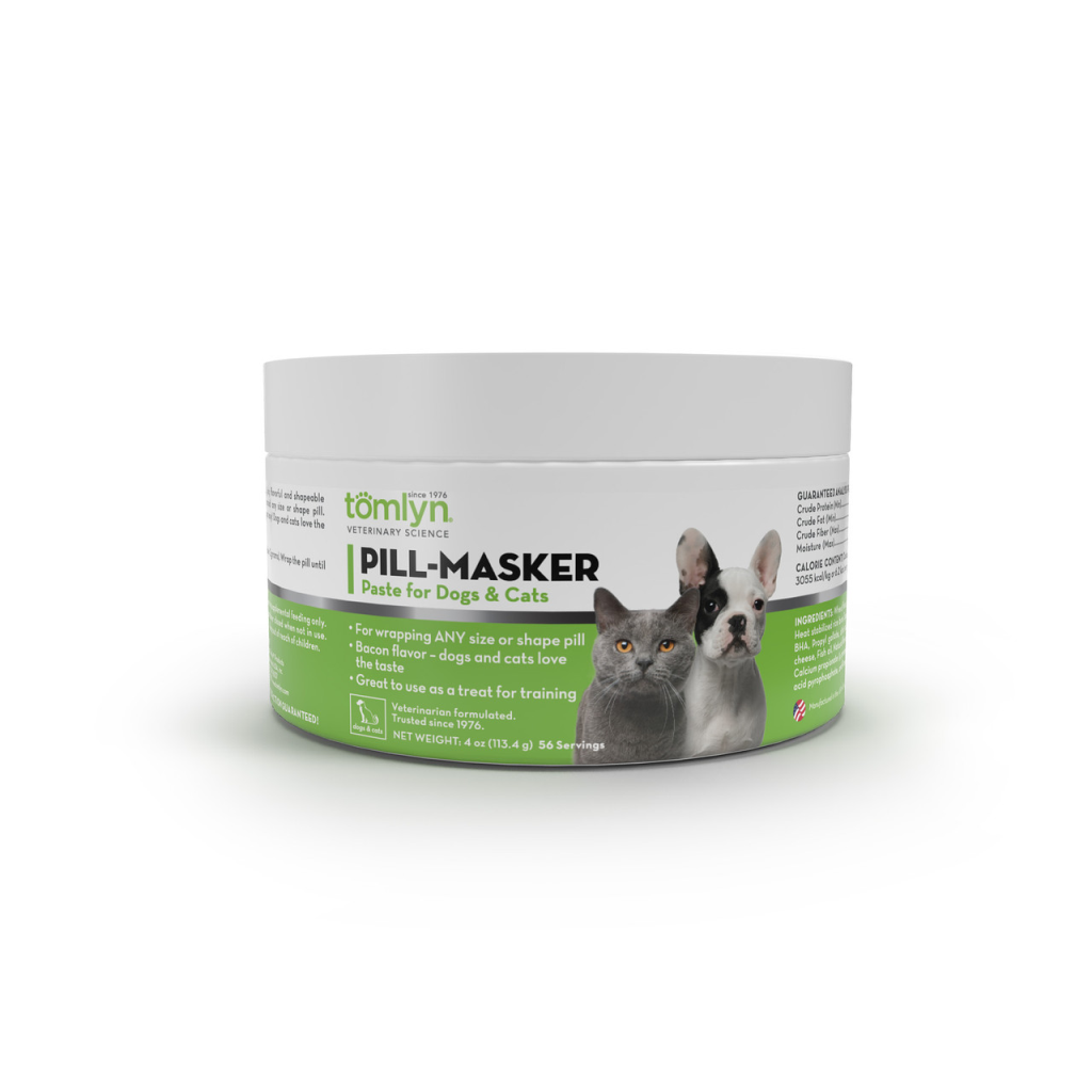 Tomlyn Pill-Masker Bacon Flavored Paste for Dogs & Cats, 4-oz