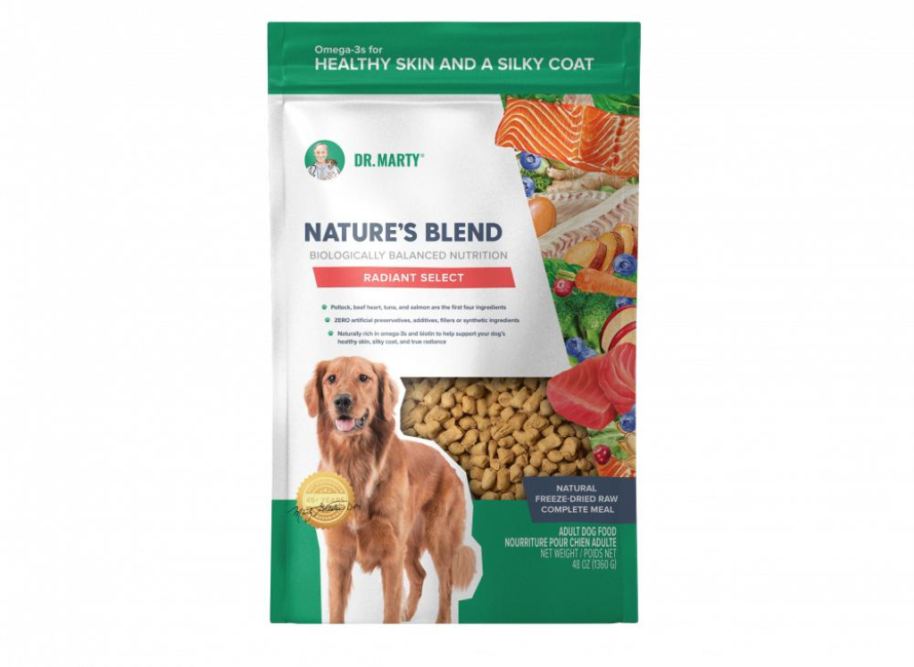 Dr. Marty Nature's Blend Radiant Select Freeze-Dried Dog Food, 16-oz