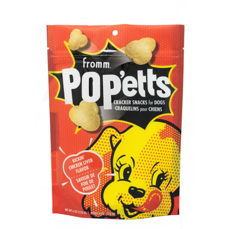 Fromm Pop'etts Kickin' Chicken Liver Flavor