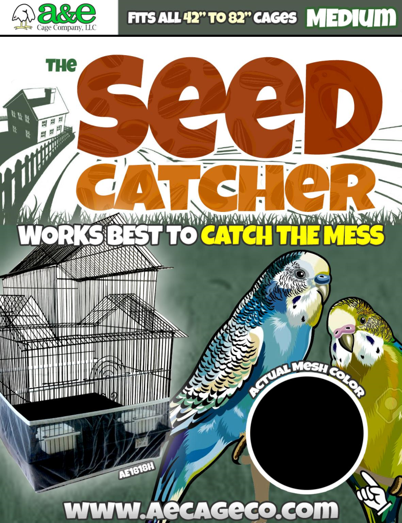 A&E Cage Company The Seed Catcher for Bird Cages, Medium