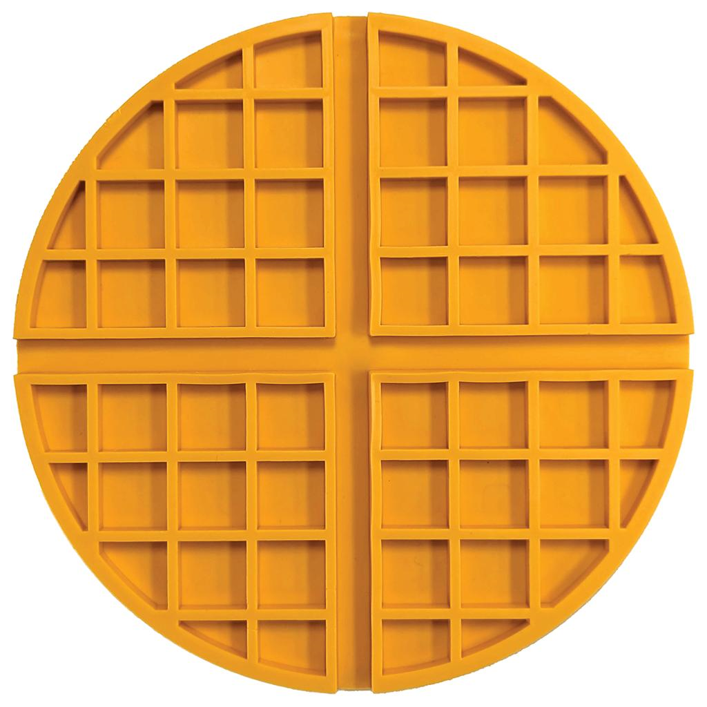 Ethical Pet Spot Soothers Calming Lick Mat Belgian Waffle Pet Slow Feeder, 7.5-in